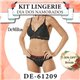 Dia dos Namorados Kit Lingerie DeMillus 61209+53209 Preto