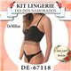 Dia dos Namorados Kit Lingerie DeMillus 67118+51118 Preto