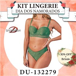 Dia dos Namorados Kit Lingerie Duloren 132279+128278 Olive