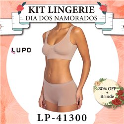Dia dos Namorados Kit Lingerie Lupo 41300+41800 Nude