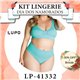 Dia dos Namorados Kit Lingerie Lupo 41332+40332 Lagoon