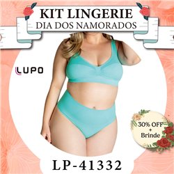 Dia dos Namorados Kit Lingerie Lupo 41332+40332 Lagoon