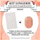 Dia dos Namorados Kit Lingerie Lupo 41347+40347 Nude
