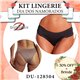 Dia dos Namorados Kit Lingerie Duloren 128504 Kit 2 Calcinhas 