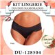 Dia dos Namorados Kit Lingerie Duloren 128504 Kit 2 Calcinhas 