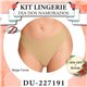 Dia dos Namorados Kit Lingerie Duloren 227191 Kit 2 Fio Dental