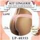 Dia dos Namorados Kit Lingerie Lupo 40355 Kit 2 Fio Dental 