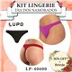 Dia dos Namorados Kit Lingerie Lupo 40600 Kit 3 Fio Dental