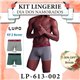 Dia dos Namorados Lupo 613-002 Kit 2 Boxer 