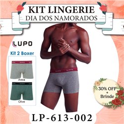 Dia dos Namorados Lupo 613-002 Kit 2 Boxer 