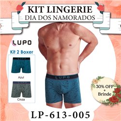 Dia dos Namorados Lupo 613-005 Kit 2 Boxer 