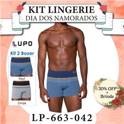 Dia dos Namorados Lupo 663-042 Kit 2 Boxer 