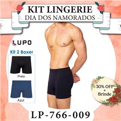 Dia dos Namorados Lupo 766-009 Kit 2 Boxer 