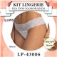 Dia dos Namorados Kit Lingerie Lupo 43006 Kit 2 Calcinhas 