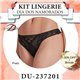 Dia dos Namorados Kit Lingerie Duloren 237201 Kit 2 Fio Dental
