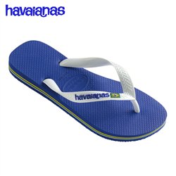Havaianas Brasil Logo Marine Blue 