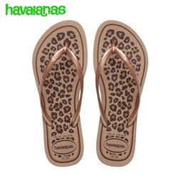 Havaianas Slim Animals Rose Gold 