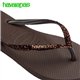 Havaianas Slim Glitter Dark Brown