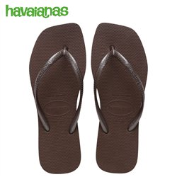 Havaianas Slim Square Dark Brown 