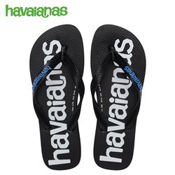 Havaianas Top Logomania 2 Black Blue