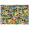 Bali Blue Canga Tucano Patchwork