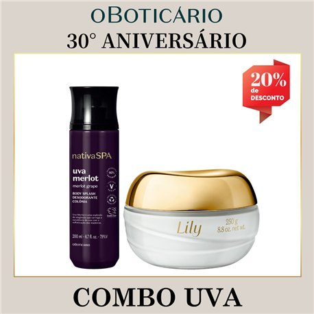 O Boticario Aniversario COMBO UVA