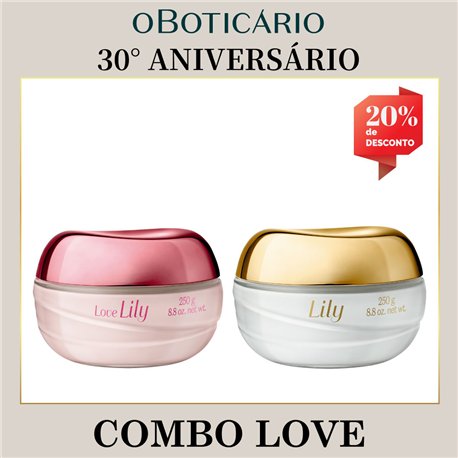 O Boticario Aniversario COMBO LOVE
