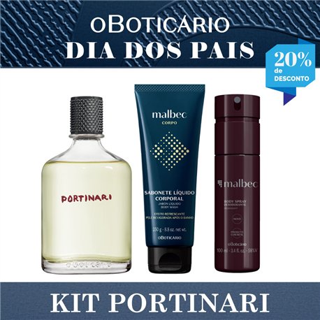 O Boticario Dia Dos Pais KIT PORTINARI