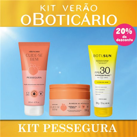 O BOTICARIO KIT VERAO PESSEGURA