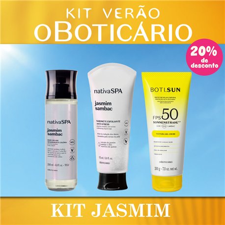 O BOTICARIO KIT VERAO JASMIM