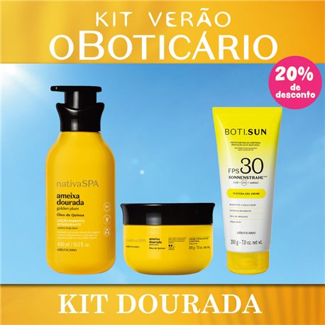 O BOTICARIO KIT VERAO DOURADA