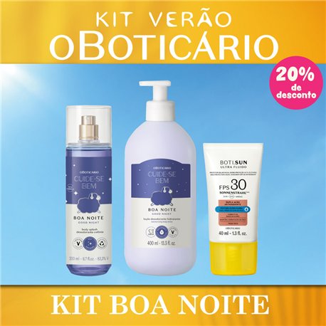 O BOTICARIO KIT VERAO BOA NOITE