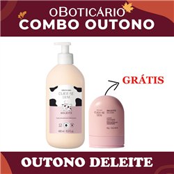 O Boticario Cuide-se Bem Locao Hidratante Deleite 400ml + Brinde