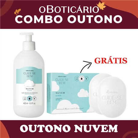 O Boticario Cuide-se Bem Locao Hidratante Nuvem 400ml + Brinde