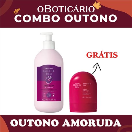 O Boticario Cuide-se Bem Locao Hidratante Amoruda 400ml + Brinde