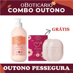 O Boticário Cuide-se Bem Loção Hidratante Pessegura 400ml + Brinde