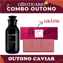 O Boticario Nativa Spa Caviar Locao Hidratante Corporal 400ml + Brinde 