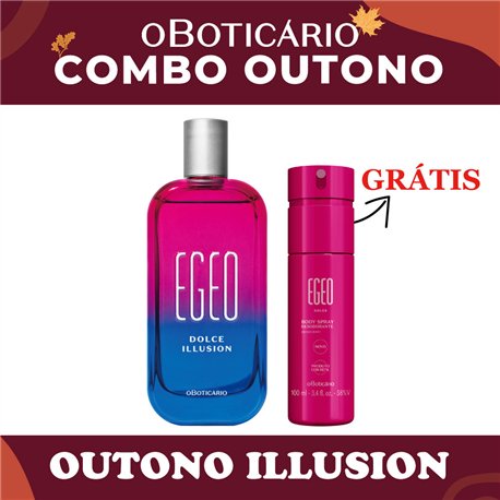 O Boticario Egeo Dolce ILLUSION EDT 90ml + Brinde