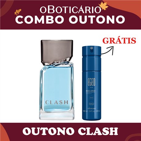 O Boticario Eau de Toilette CLASH 100ml + Brinde