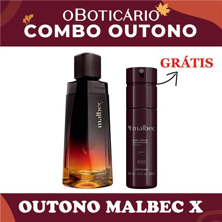 O Boticário Malbec X EDT 100ml + Brinde