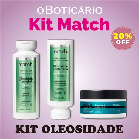 O Boticario Match KIT OLEOSIDADE