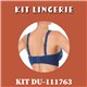 Kit Lingerie Duloren 111763+114763 Navy Blue 