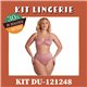 Kit Lingerie Duloren 121248+114248 Argile Rose 