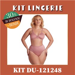 Kit Lingerie Duloren 121248+114248 Argile Rose 
