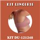 Kit Lingerie Duloren 121248+114248 Argile Rose 