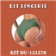 Kit Lingerie Duloren 121278+129279 Olive