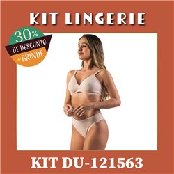 Kit Lingerie Duloren 121563+128563 Bege 