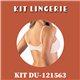 Kit Lingerie Duloren 121563+128563 Bege 