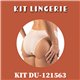 Kit Lingerie Duloren 121563+128563 Bege 