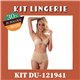 Kit Lingerie Duloren 121941+129941 Beige Fonce 